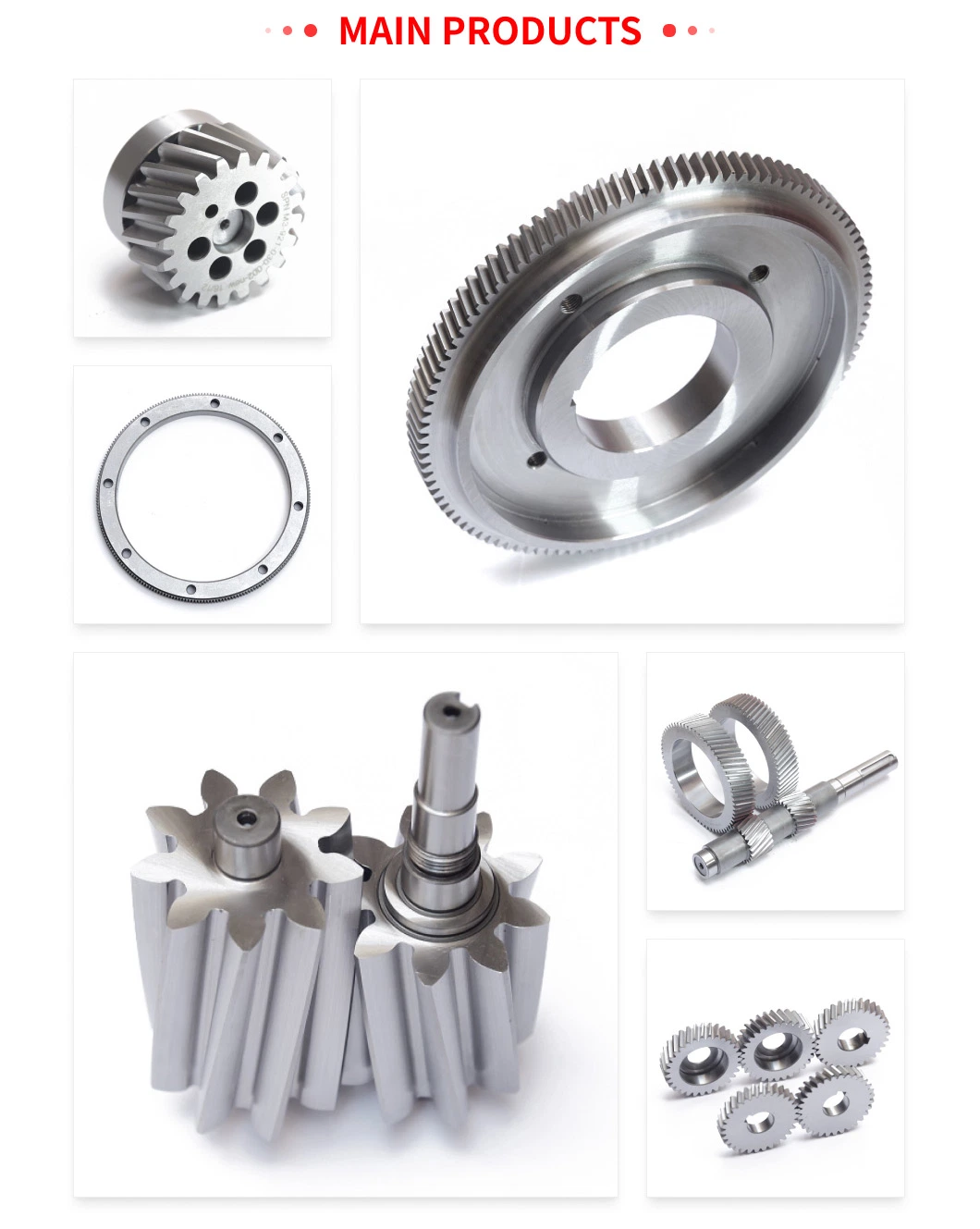 Factory Manufacture Professional Manufacturer Stainless Steel CNC Machining Service Small Wheel Spur Gear