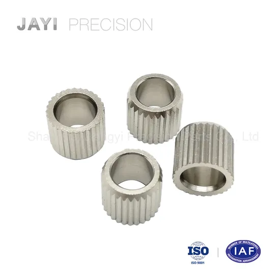 Custom Straight Knurling Brass Nickel Plated Bushing Copper Insert Bushing