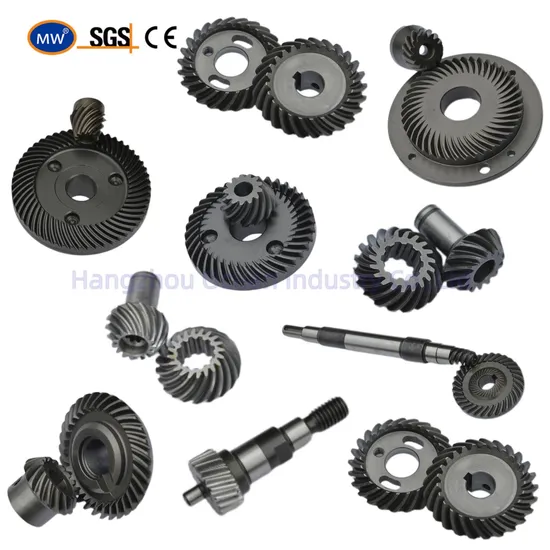 Customized OEM Forged Casting Crown Bevel Pinion Spur Worm Helical Hypoid Bevel Pinion Gear for Industrial Usage