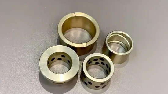 Custom Casting Bronze Bearing Bushings copper sleeving bush brass bushing bearing Machinery Parts