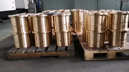 Customized Bronze/Brass/Copper Alloy Centrifugal Casting Bushing with Oil Groove 