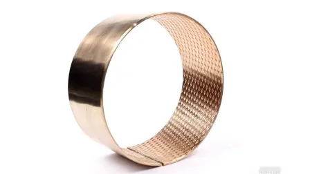 CuSn8P Bronze Bearings Material  Flange Cylindrical Wrapped Bronze Bush Brass 