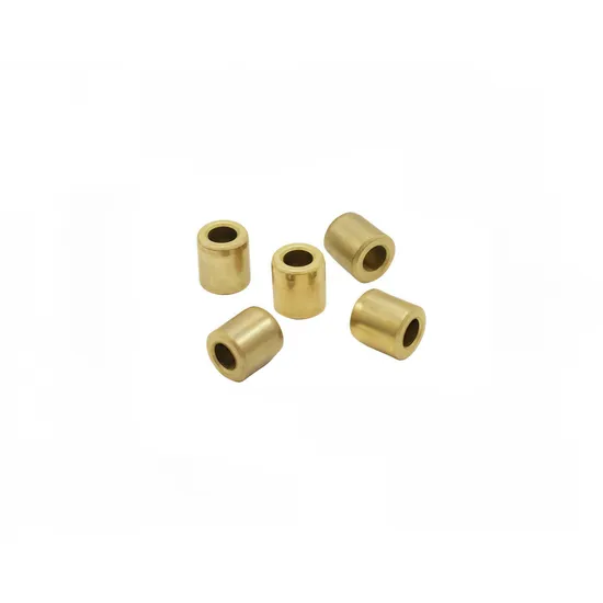 Factory Direct Selling Brass Powder Metallurgy Sintered Copper Based Straight Cylinder Bushing for Home Cooking Machine 