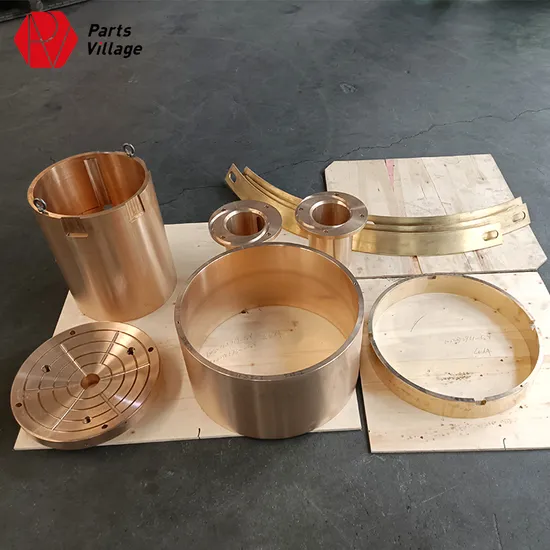 Mining Machinery Stone Cone Crusher Accessories Wear Spare Parts Bronze Copper Bottom Shell Bushing 